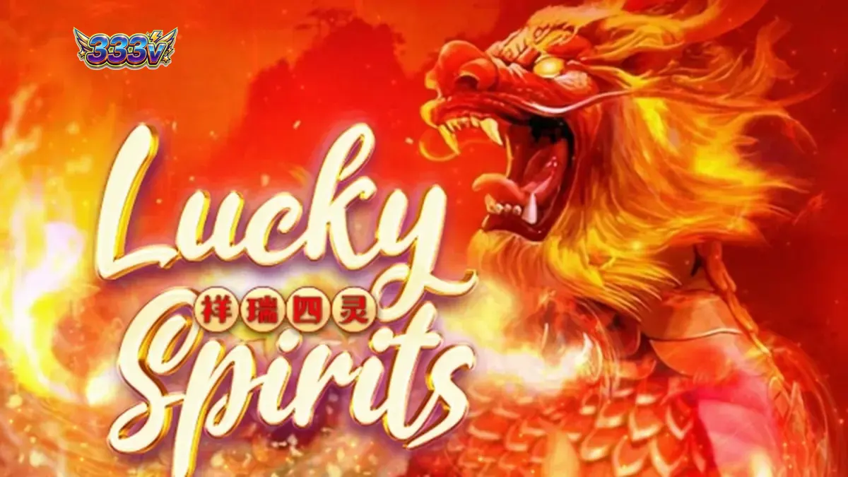 Tampilan antarmuka permainan slot Lucky Spirits dengan desain yang misterius